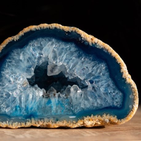Crystallisation within a stone